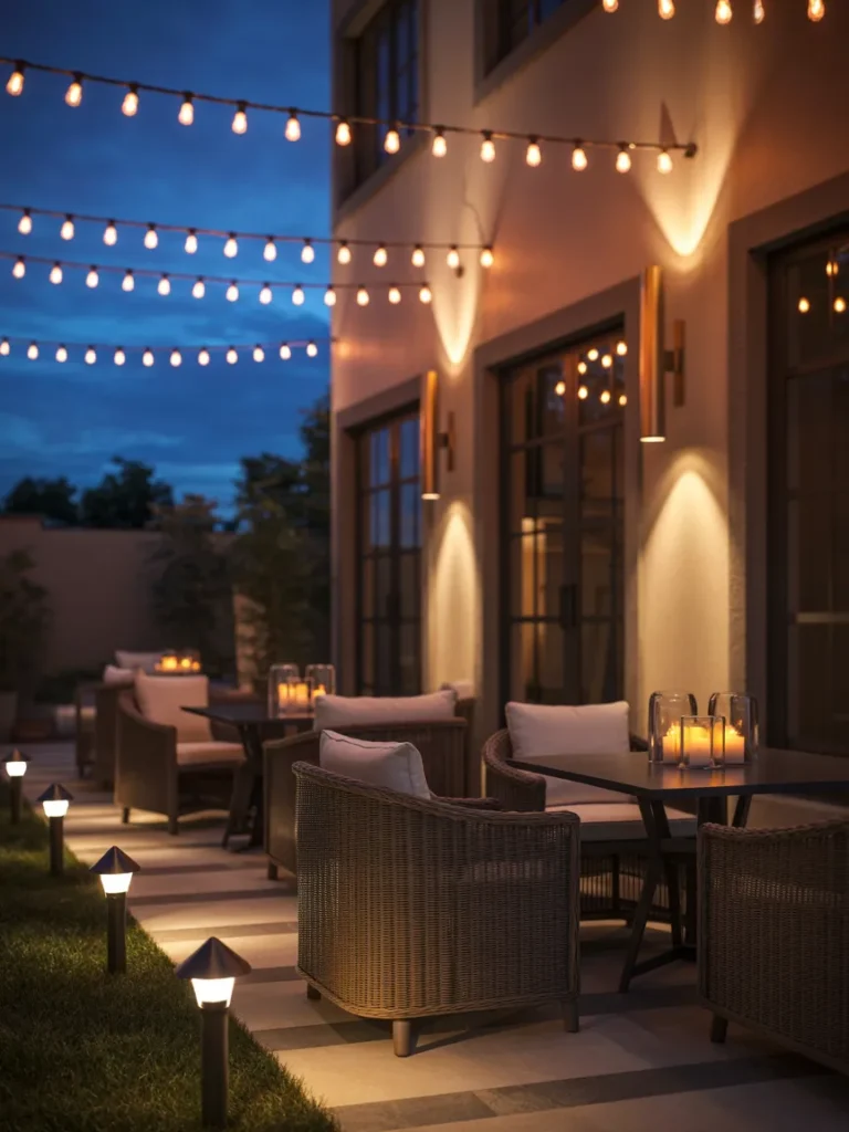 Ambient & Task Lighting Layered Plan