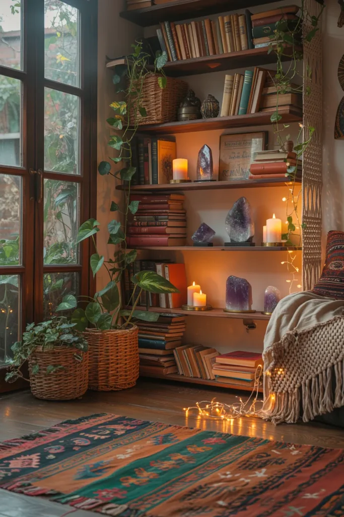 Bohemian Eclectic Bookshelf Gallery