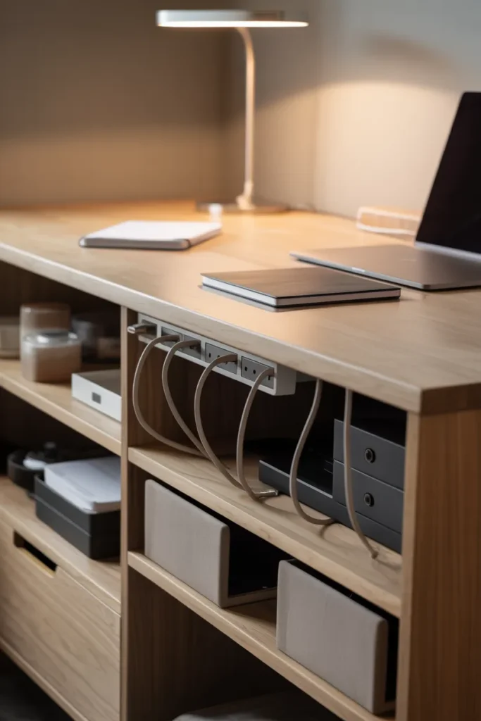 Cable Management & Hidden Storage