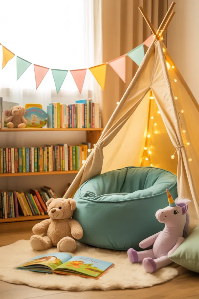 Children's Storybook Library Corner