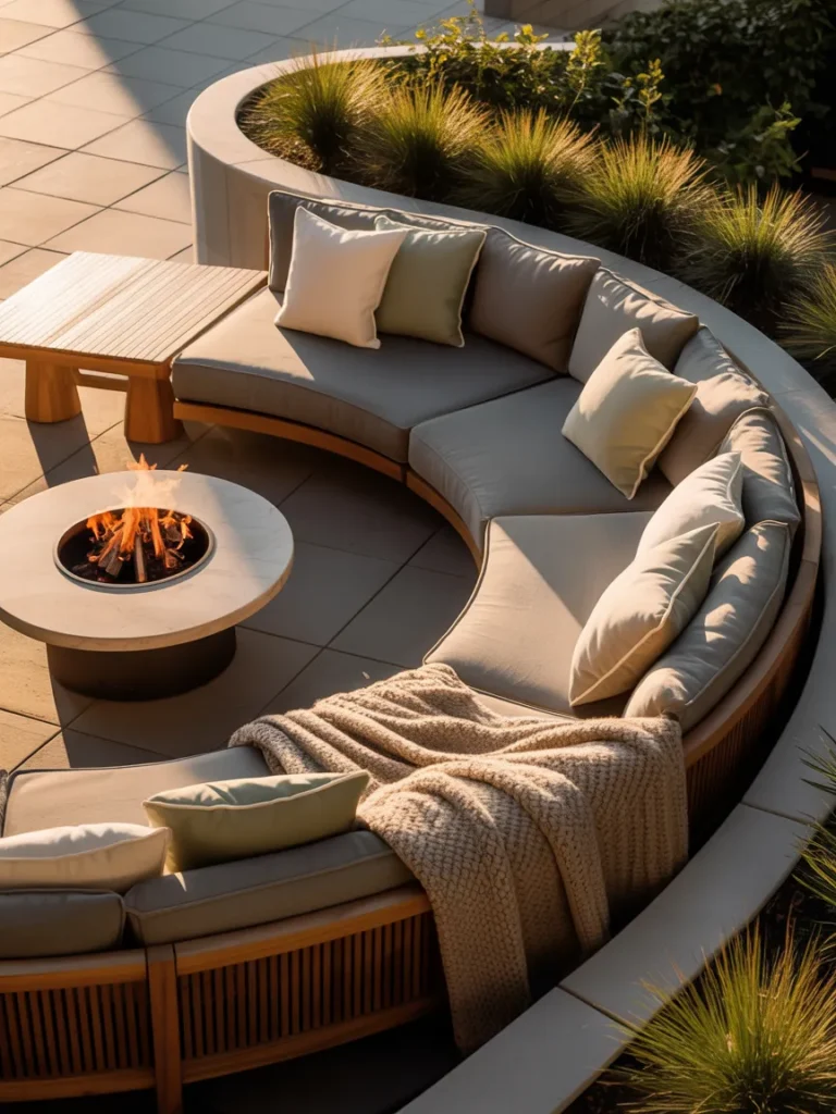 Curved Seating Flow