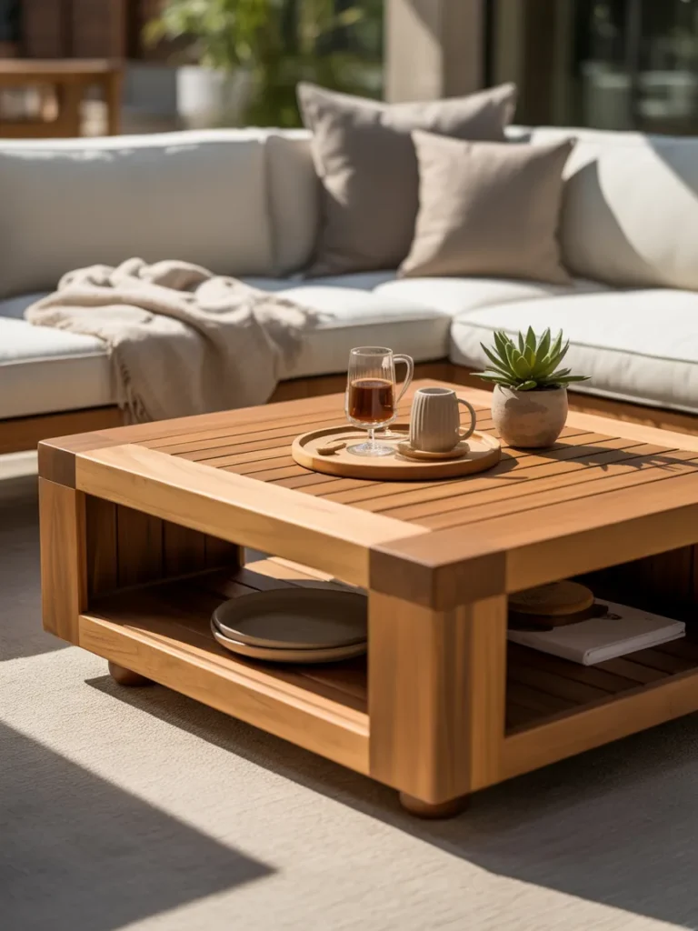 Dual-Purpose Coffee Table