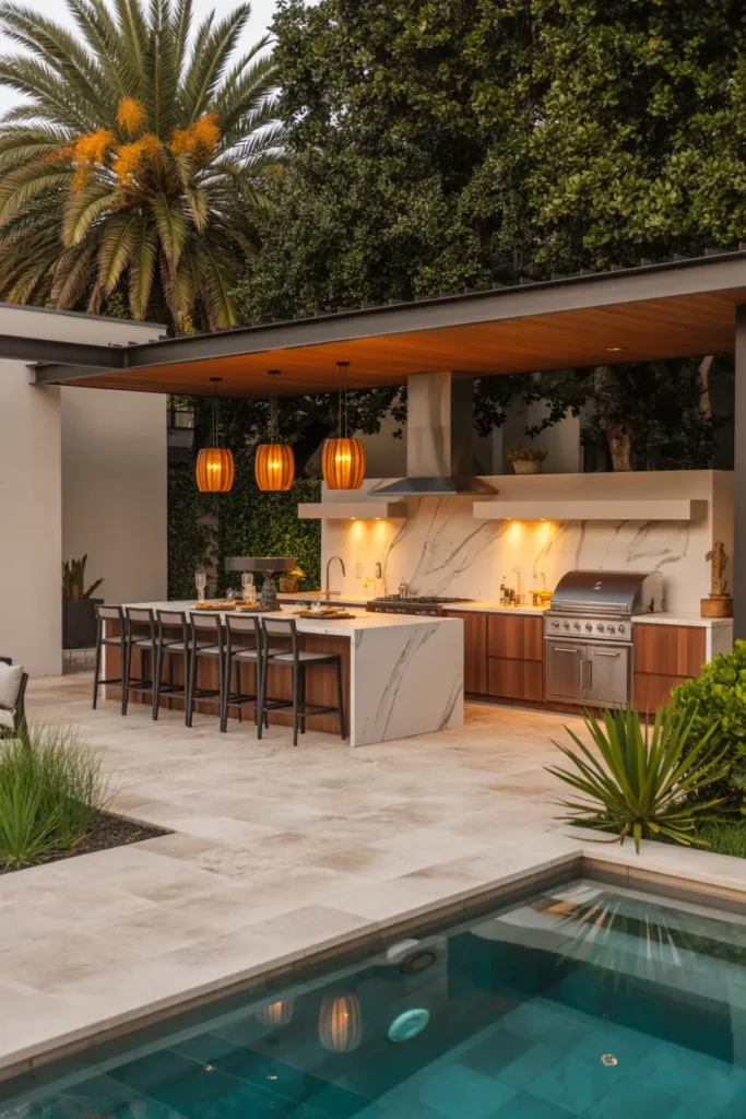 Luxury Outdoor Kitchen
