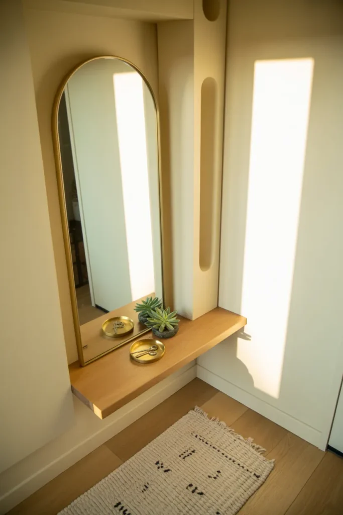 Mirror Storage Wall