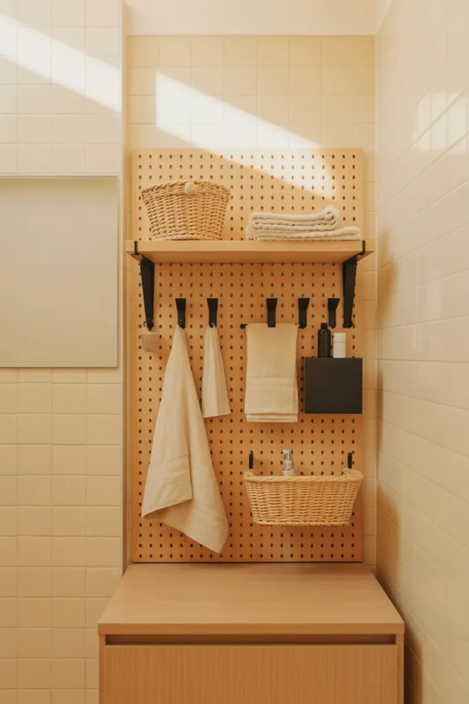 Pegboard Storage Wall