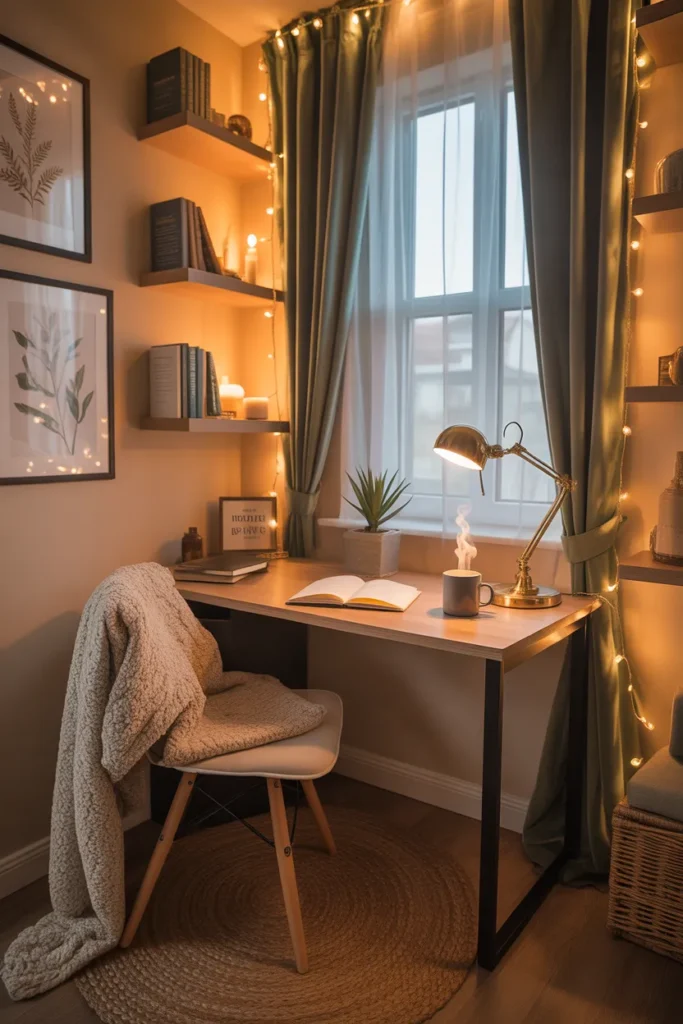 Rustic Desk Wall