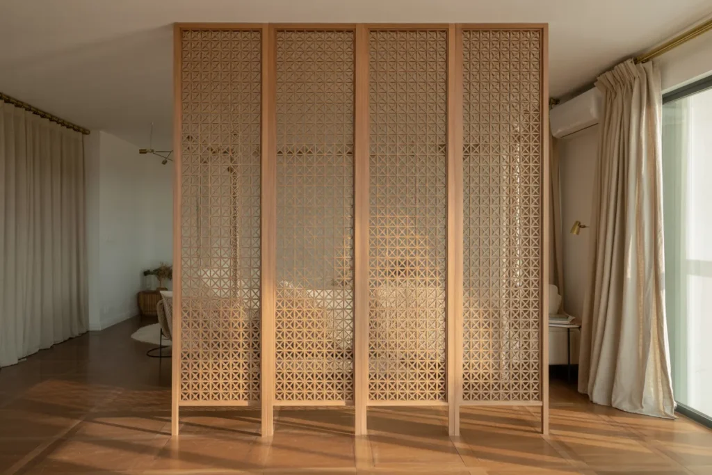 Semi-Transparent Room Divider (Optional Flexibility)