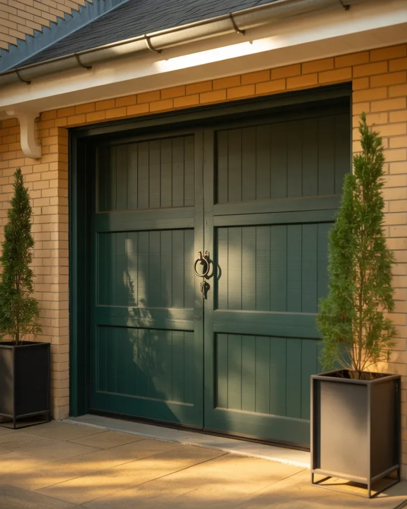 Single-Car Drama Garage Door