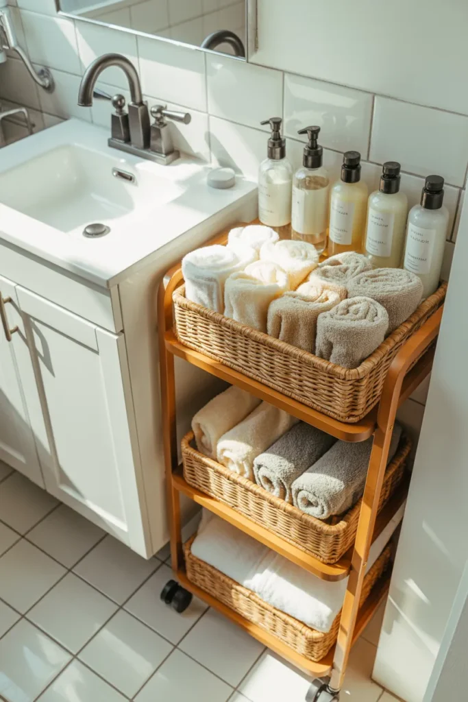 Slim Rolling Cart