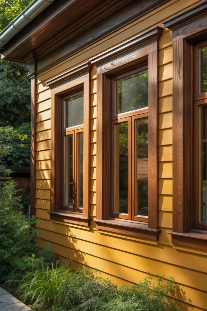 Stained Wood Warmth