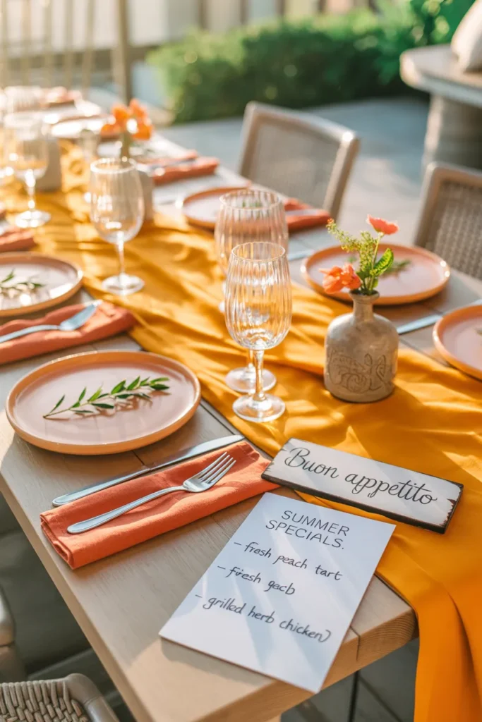 Sunset Orange Palette