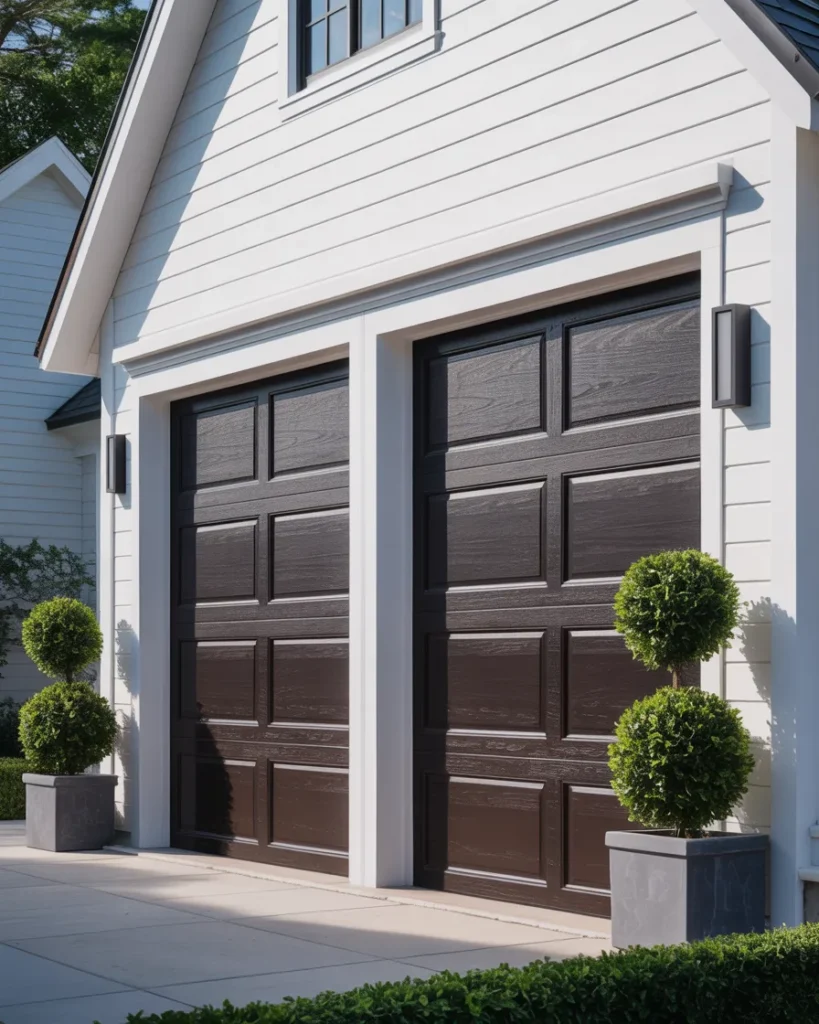 Charcoal Contrast Garage Door