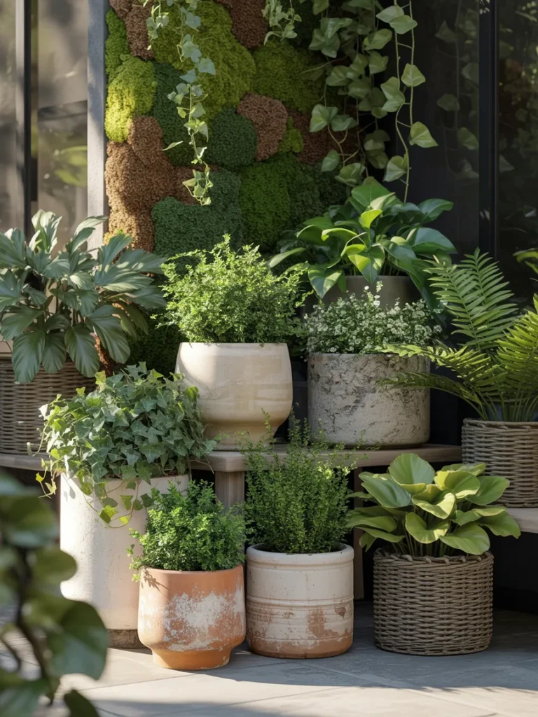 Clustered Planter Garden