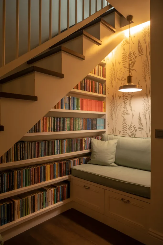 Under-Stair Library Nook