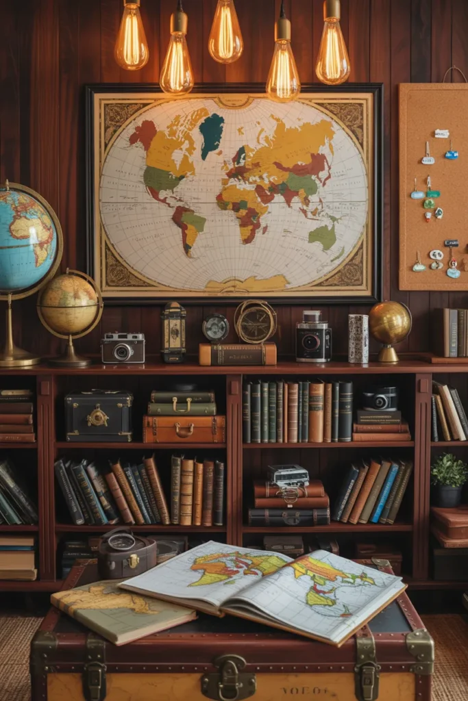 Vintage Map and Travel Library
