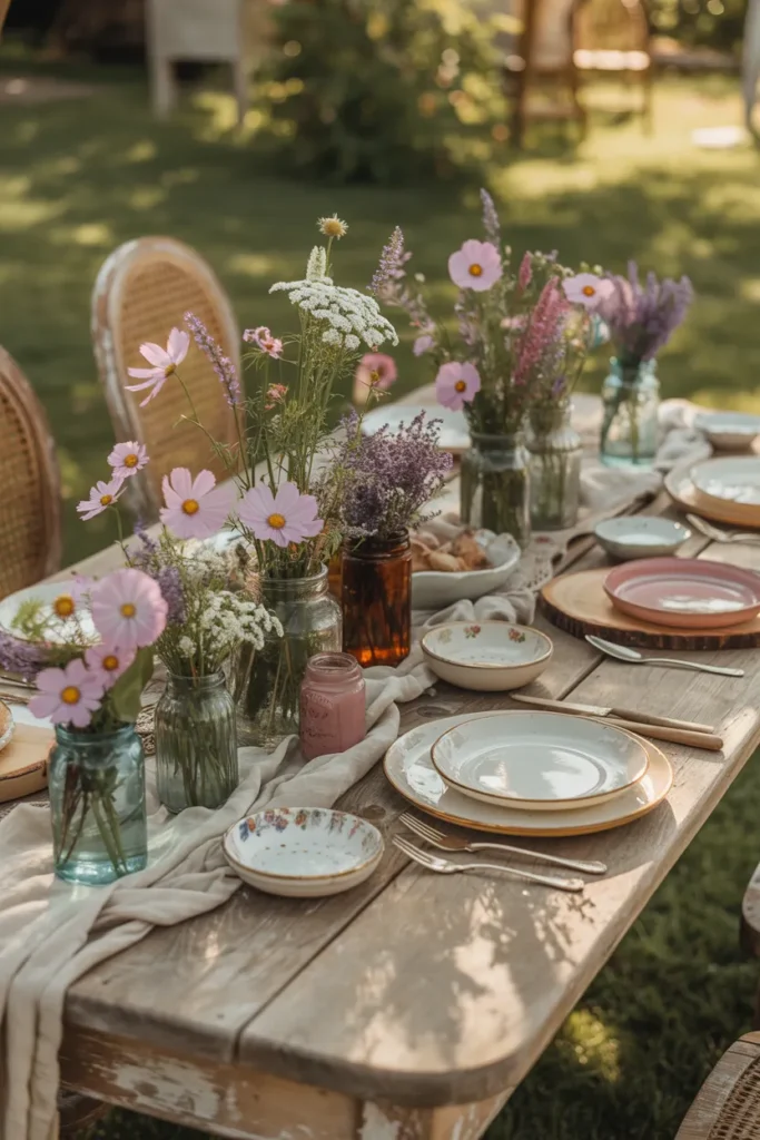 Wildflower Centerpieces