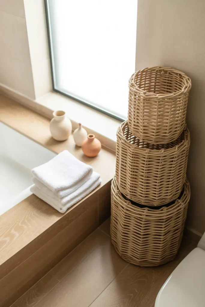 Woven Basket Stack
