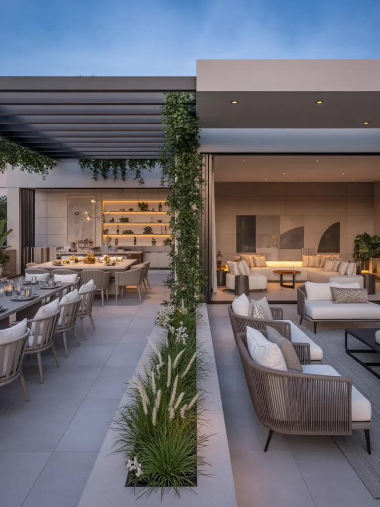 Zoned Entertaining + Quiet Retreat