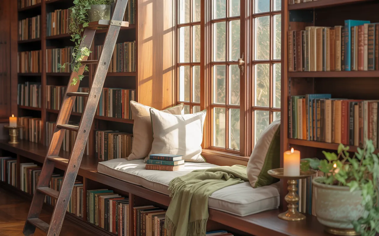 home library aesthetic