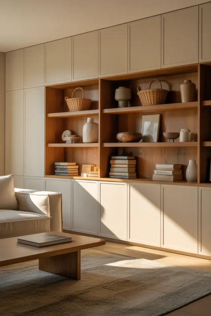 Basement Ideas with Built-In Storage