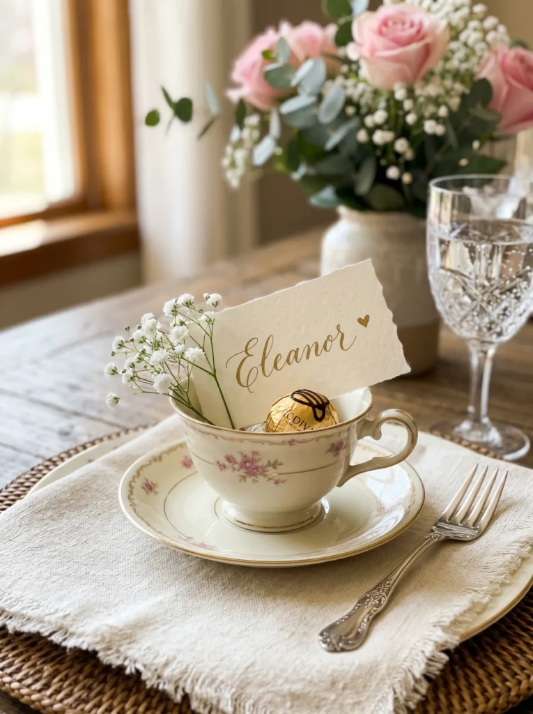 Tea Cup Place Cards