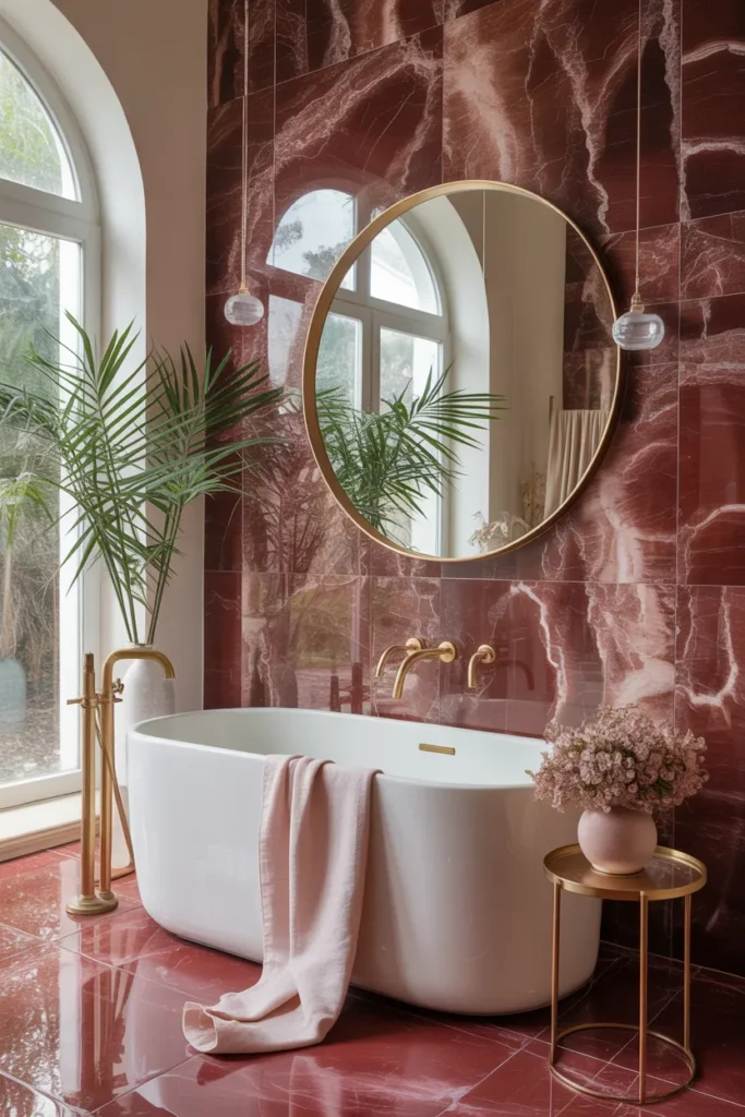  Soft Pink Marble Blend