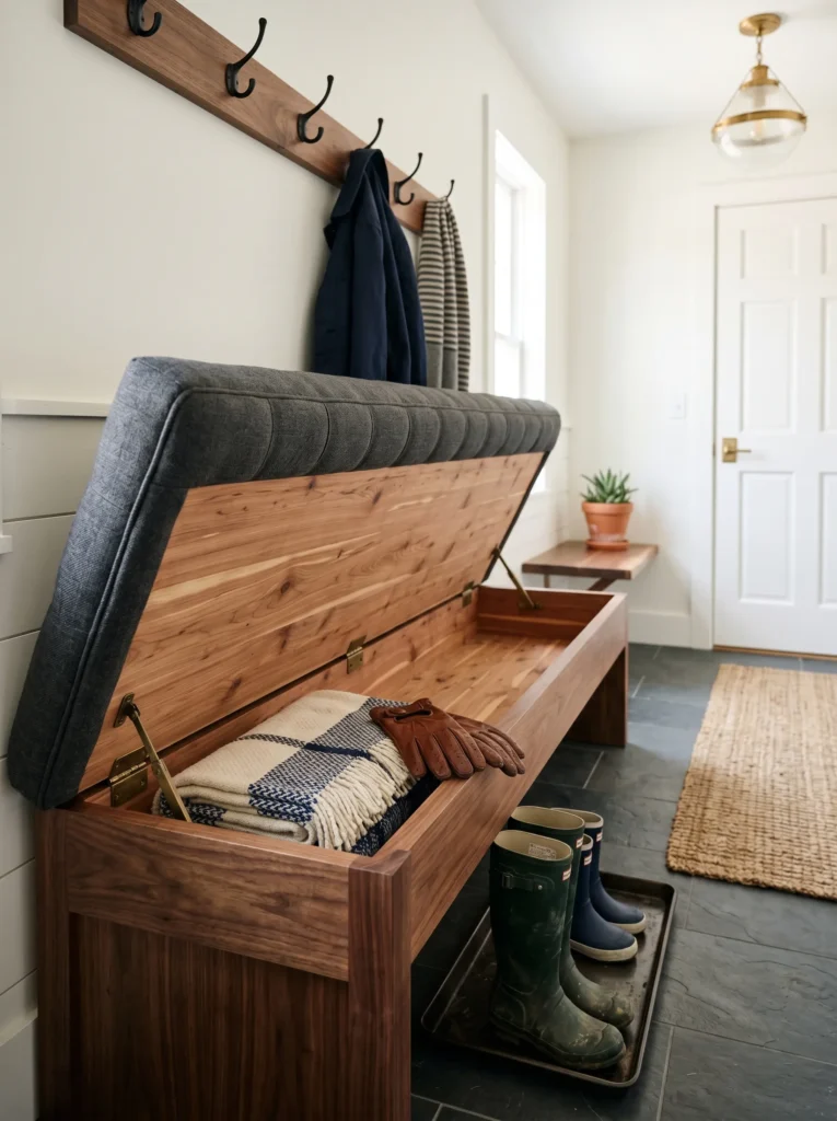 Lift-Up Storage Bench
