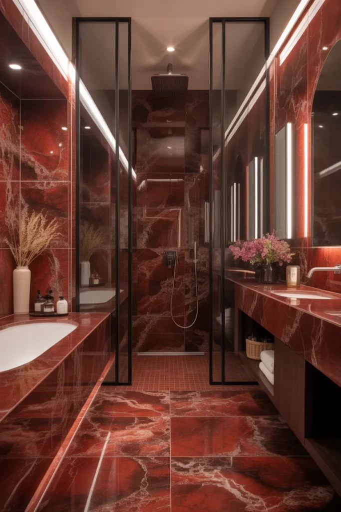 Floor-to-Ceiling Marble