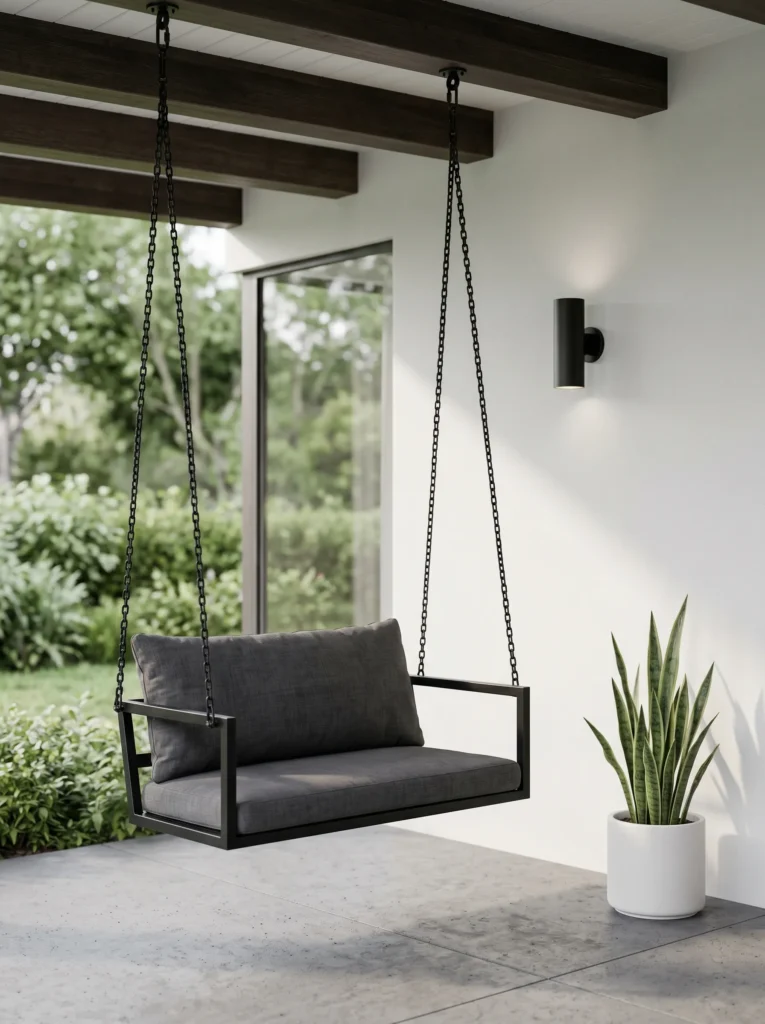 Modern Minimalist Porch Swing