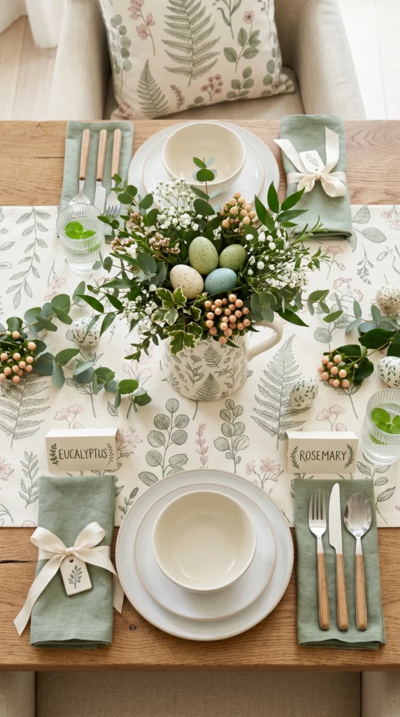 Botanical Garden Print Tablecloth Base