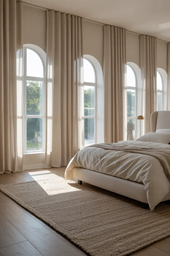Ceiling-Height Curtains
