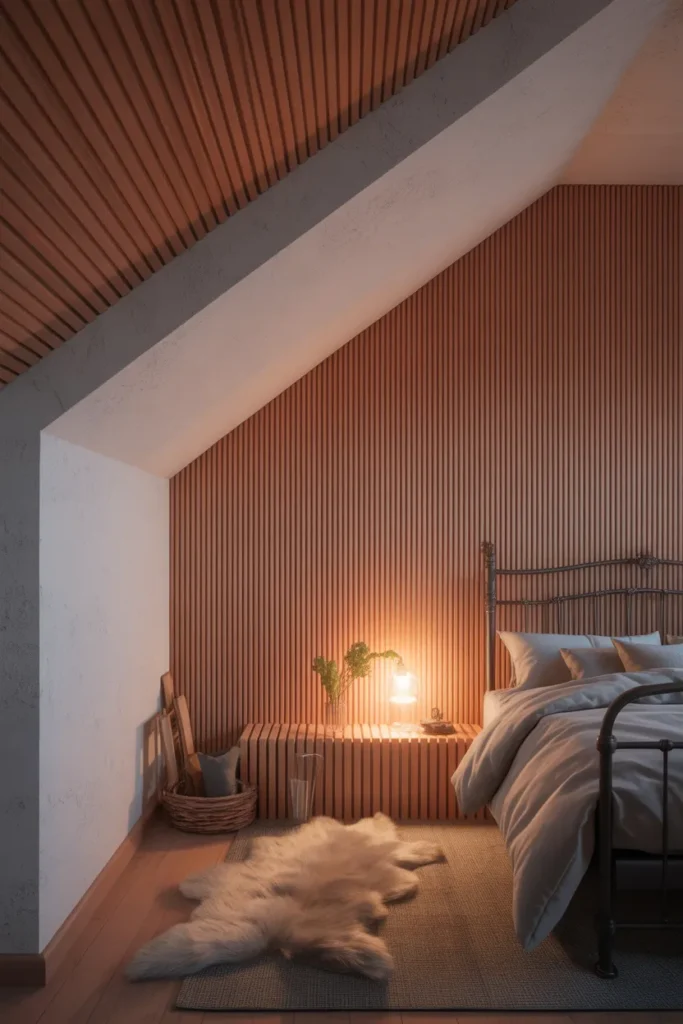 One Wall Of Warm Wood