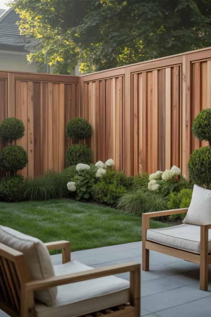 Vertical Cedar Slats