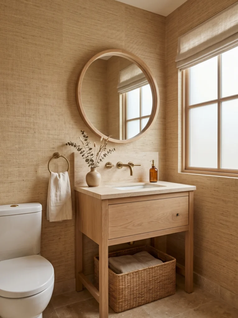 Warm Textured Grasscloth