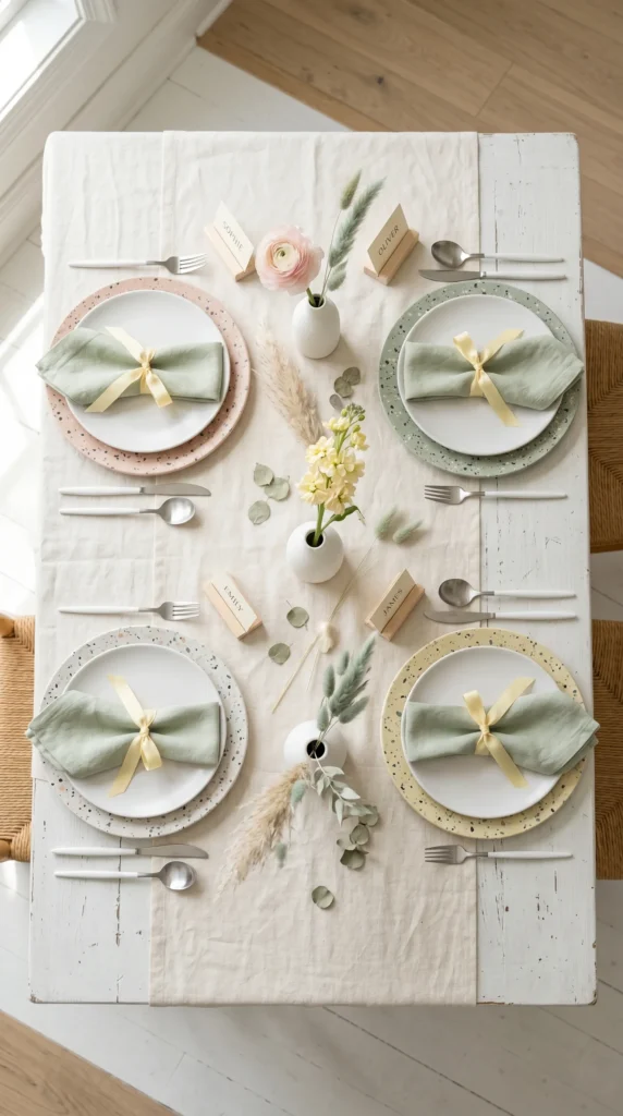 Terrazzo Plate Styling with Pastels