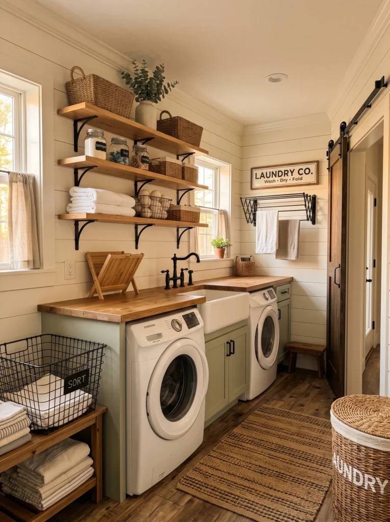Warm Rustic Farmhouse