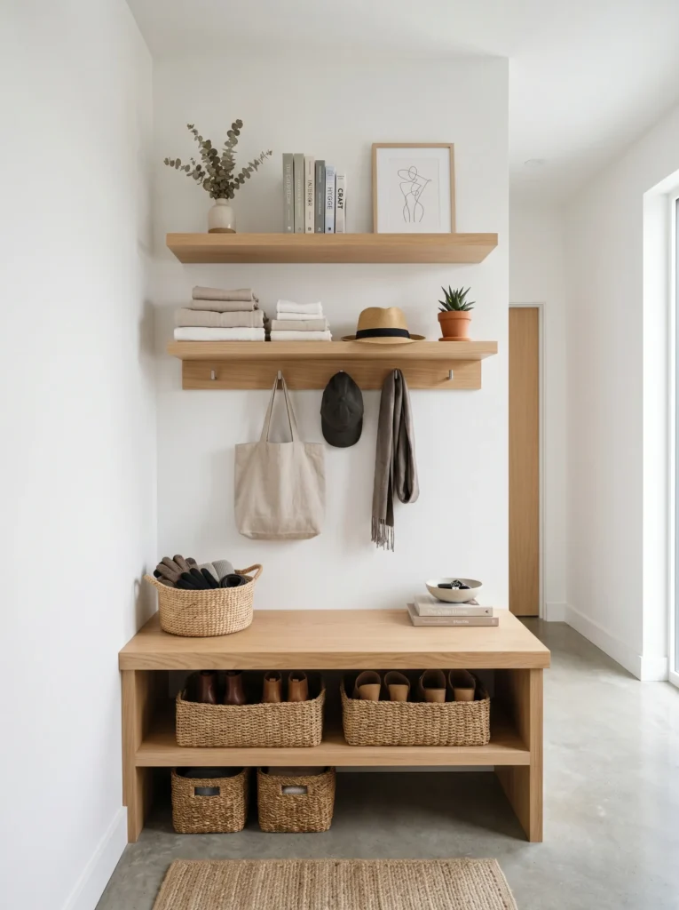 Open Shelf Bench