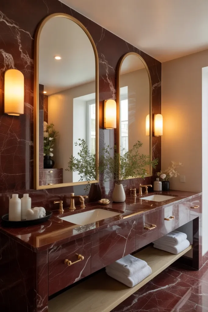 Gold-Framed Mirrors