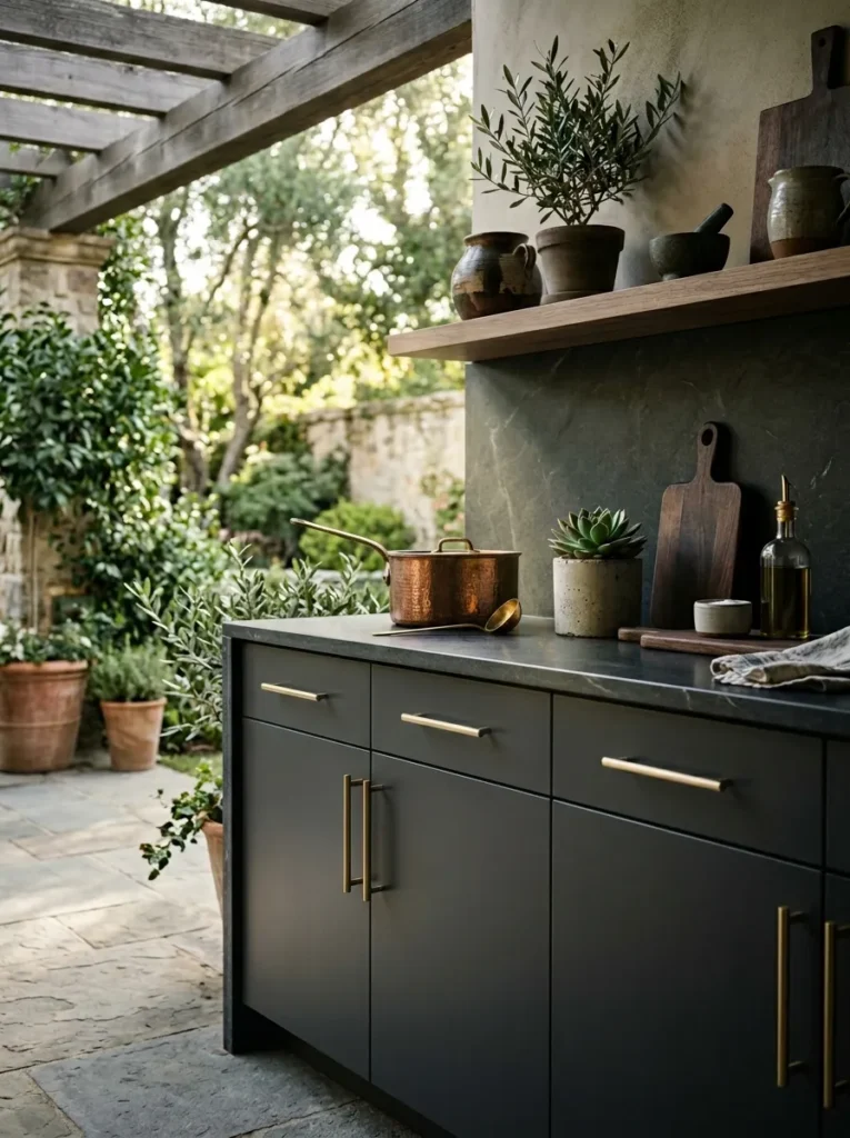 Dark Charcoal Cabinetry