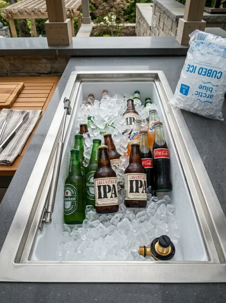 Built-In Ice Chest