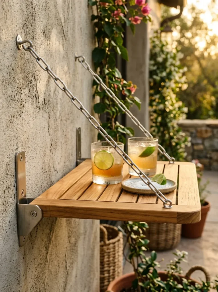 Fold-Down Bar Shelf