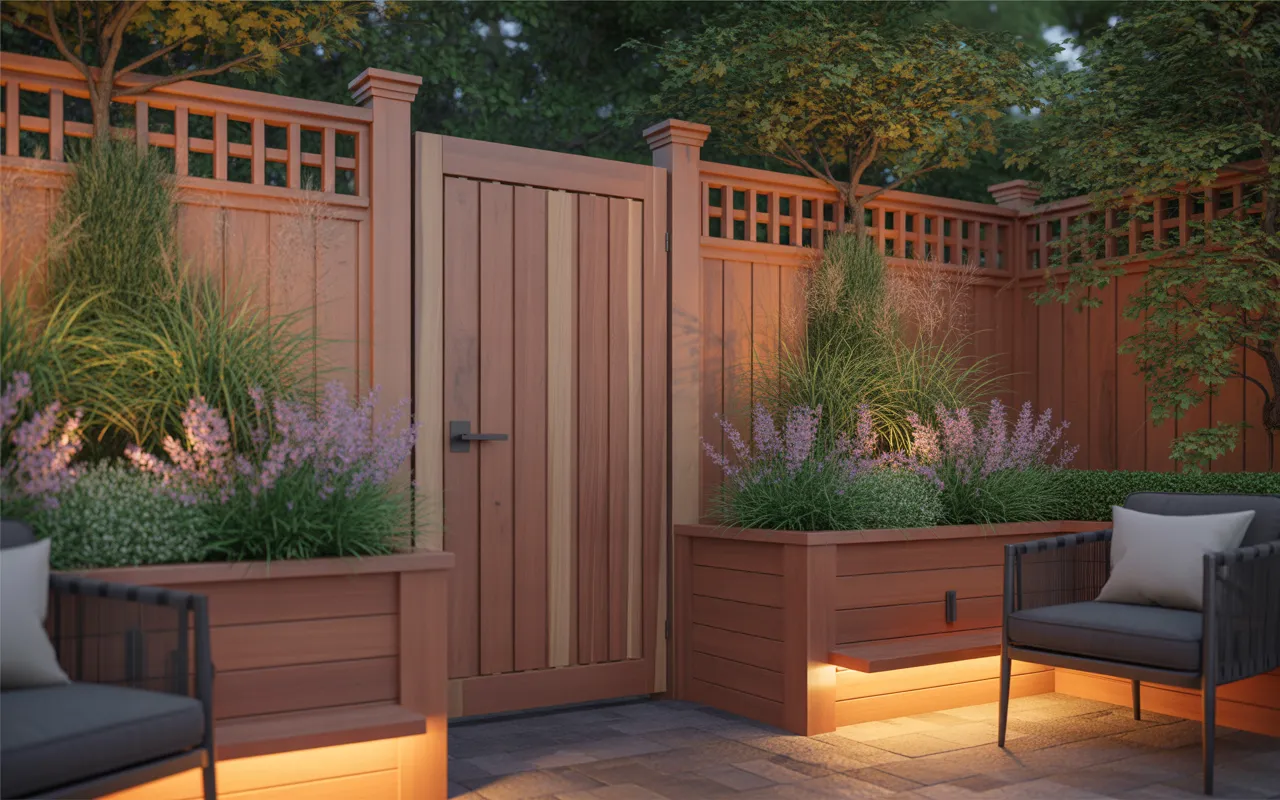 wwood privacy fence