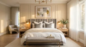 Transform your space with 17 classy bedroom ideas featuring warm neutrals, elegant textures, and timeless design that never goes out of style.