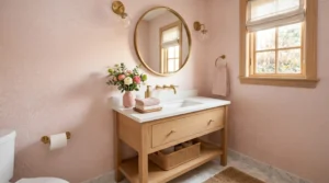 powder room wallpaper