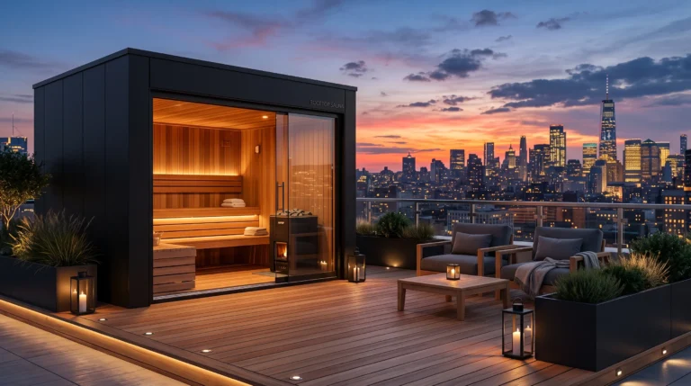outdoor sauna
