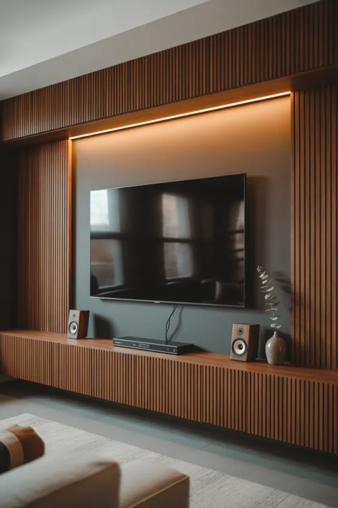 Media Wall Fluting