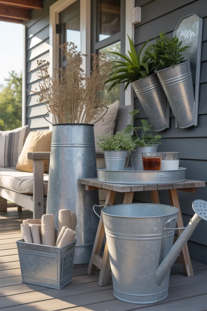 Galvanized Metal Accents