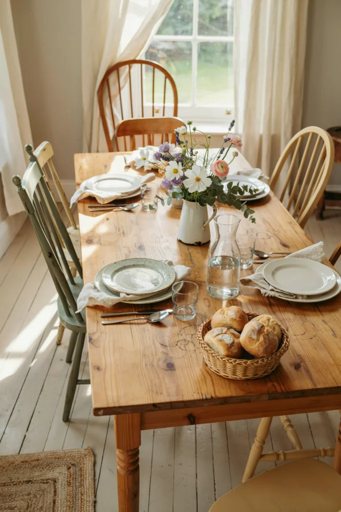 Mismatched Wooden Chairs