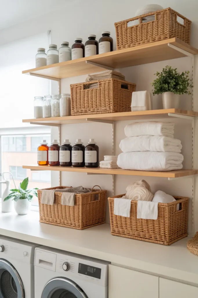 Open Floating Shelves