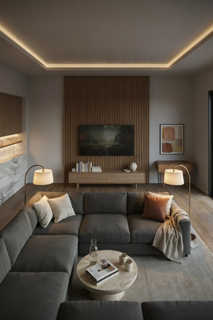 Oversized Sectional Layout